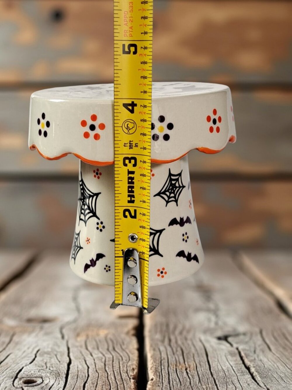 Temp-tations By Tara Halloween Boofetti Cupcake Candle Stand Hand Painted - Picture 6 of 14